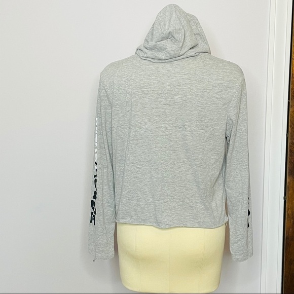 Disney Mickey Mouse Cropped Jersey Hoodie - Picture 10 of 12